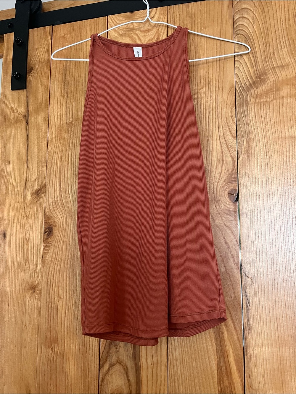 all in motion Ribbed Tank Top in Terracotta